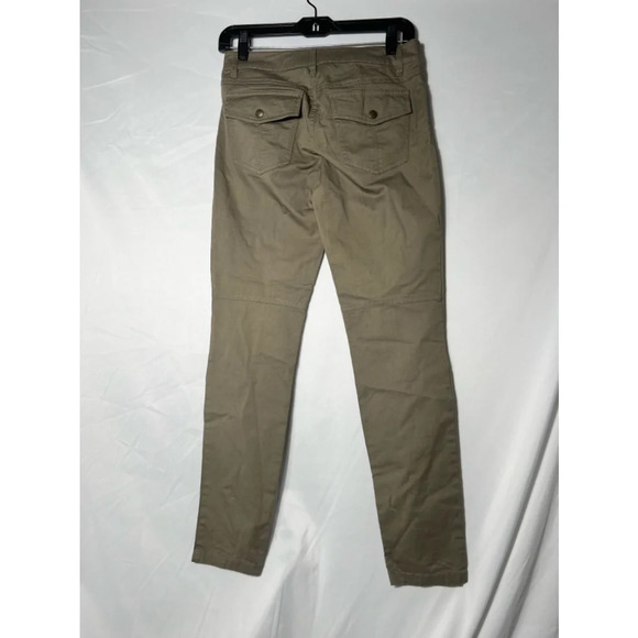 Trina Turk Straight Leg Pants Olive Size 6 - Picture 2 of 6